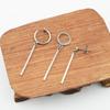 Pendientes de Estilo Cai Xukun Más Vendidos, Versión Coreana, Simples y Modernos, Versátiles, Pendientes Punk Únicos, En Stock