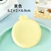 Peine de cojín de aire portátil Macaron, peine de masaje portátil para estudiantes, lindo espejo de maquillaje plegable con peine de airbag integrado