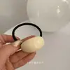 Diadema Chic Coreana Dongdaemun para Mujer Simple Elegante Estilo Frío Acrílico Arco Banda de Goma Negra para el Cabello Cuerda para el Cabello