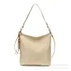 Bolsa de Ombro Casual Estilo Preguiçoso Feminina 2026 Outono Nova Moda Coreana Chique Grande Capacidade Ombro Único Transversal
