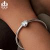 Evelle Original Fantasy Ocean Love Beads Plata Esterlina s925 Pulsera DIY Cuentas de Corazón Cuentas de Joyería