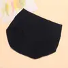 Roupa íntima feminina de algodão puro 95% de cor sólida, cintura alta, modeladora, com suporte abdominal, alta elasticidade, antibacteriana, forro 100% algodão, controle de barriga, calcinha de três pernas feminina