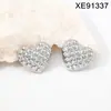 Estilo Ins Europeo y Americano Versátil Accesible Lujo Moda Corazón Acero Inoxidable Chapado en Oro Pendientes Personalizados Geométricos Pendientes de Acero de Titanio Joyería
