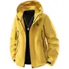 Nueva chaqueta con capucha de estilo americano para hombre para otoño, ropa de trabajo negra versátil moderna funcional casual exterior