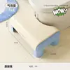 Taburete para Inodoro para Uso en Casa, Ayuda para Ponerse en Cuclillas, Reposapiés para Inodoro, Baño, Taburete Antideslizante para Niños