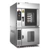 Horno Rotatorio Comercial de Aire Caliente de 5 Bandejas con Caja de Fermentación de 10 Bandejas, Control de Temperatura Programado por Tarjeta de Computadora, Pantalla Digital, Horno para Hornear