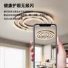 Lâmpada de Sala de Estar Moderna Redonda Atmosférica Rachadura de Gelo Lâmpada de Teto Minimalista Italiana Pacote de Lâmpadas Zhongshan para Casa Toda Lâmpada Combinada