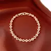 Pulsera con cierre de pinza de diamante de circón chapada en oro real, lujo ligero, pulsera de moda de alta gama, joyería de diseño minimalista de nicho