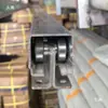 Trilho Suspenso C30 Ferro Galvanizado Fábrica Roldana para Porta de Correr Aço Inoxidável C50 Rolamento de Roda Suspenso Cabo de Porta de Correr