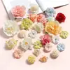 Paquete de Materiales DIY Pasador de Birrete Hecho a Mano Materiales Flores de Seda Flores Artificiales Tocados Antiguos Accesorios para Ropa Decoración