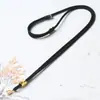 Colar Cordão com Fio de Ouro Tecido à Mão Fivela de Abacaxi com Pingente de Jade da Paz e Pingente de Jade Hetian para Homens e Mulheres, Estilo Ajustável