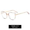 95280 Nuevo Vintage Comercio Exterior Marco de Arte Espejo Gafas Antiluz Azul Metal TR90 Marco Plano