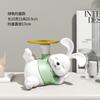 Yifang Decoración para el Hogar Conejo Almacenamiento Llave Lámpara de Luna Bluetooth Soporte de Piso Adorno Gabinete de TV Mesita de Noche Sofá Lateral Decoración Conejo Lindo