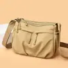 Bolso de nylon ligero transfronterizo para mujer, nuevo modelo 2026, simple, para el trabajo, casual, con múltiples compartimentos, gran capacidad, de hombro, cruzado