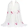 Bufanda Bordada Estilo Étnico Nueva para Otoño e Invierno 2026, Cortavientos y Cálida, Chal Elegante, Protector de Cuello para Mamá, Bufanda de Cuello Elegante para Mujer