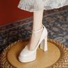 Zapatos Mary Jane Estilo 2025 Alargadores de Piernas de Tacón Alto Zapatos de Una Sola Hebilla Estilo Francés Nuevo Gama Alta Súper Femeninos