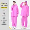 Conjunto de Impermeable Tipo Eva Dividido para Vehículos Eléctricos, Engrosado para Hombres y Mujeres, Impermeable de Motocicleta a Prueba de Tormentas de Cuerpo Completo al por Mayor