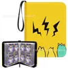 Álbum de Tarjetas para Bebé Amazon de 4 Compartimentos con Cremallera PU9 Álbum de Almacenamiento de Tarjetas Pokemon de Hojas Sueltas Dream Mini Card