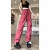 Shake Tone Explosões Taobao Verão Finos Calças Paraquedas Calças de Secagem Rápida Calças de Seda de Gelo Retro Americano Masculinas e Femininas Doce Dopamina