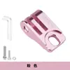 RECEVE Clipe de Farol de Bicicleta Suporte de Guidão Suporte para Farol de Bicicleta Dobrável Liga de Alumínio Suporte de Luz Ajustável