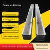 Construção Barreira de Água Placa de Aço Canto Horizontal Ângulo Yin e Yang Canteiro de Obras Pré-Embutido Chapa de Aço Galvanizado Barreira de Água com Chapa de Aço de Formato Especial Personalização