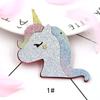 Llavero de unicornio mágico degradado para pareja, colgante para bolso, material de dibujos animados, accesorios para colgar en el coche, accesorios para horquillas.