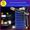 Fábrica Fonte Mangueira Doméstica de Alta Pressão Conjunto de Espuma Tubo de Água Telescópico Rega de Jardim Ferramenta Pistola de Água Lavagem de Carro Pistola de Água