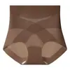 Ropa interior invisible sin costuras de talle alto cruzado para levantar las caderas y aplanar el abdomen, sin pellizcos, Postparto, para aplanar el abdomen, 10A para Mujer