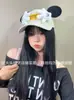 Gorra de Béisbol Linda de Mickey con Trasero Grande para Mujer 2025 Nueva Súper Linda y la Más Fácil de Combinar Gorra de Pato Minnie Sombrero de Pareja
