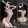 Lingerie Sedutora de Renda com Design Puro e Atraente, Apresentando Elementos Vazados e de Amarração, Oferecendo um Apelo Sensual e de Alto Padrão para Mulheres