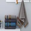 Toallas lisas de color sólido para uso doméstico, Toallas faciales para hombre, Toallas de regalo de alta gama bordadas personalizadas para negocios