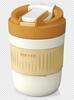 Nuevo lindo tubo de succión portátil para coche Taza de alto valor de color de una taza doble uso color macarrón taza doble para beber regalo para estudiante Taza