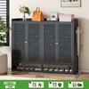Porta doméstica externa sapateira multicamadas grande armário para sapatos corredor interno bambu simples novo 2024 entrada