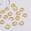 Anéis abertos coloridos, argolas de conexão de metal, argolas de ferro, laços abertos, acessórios para pulseira e colar feitos à mão, acessórios para chaveiro