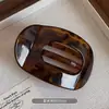 Grampo de Cabelo de Abalone Não Aperta para Mulheres, Grampo de Cabelo Plano High-End Tipo Bico de Pato, Acessório de Cabelo para Coque na Parte de Trás da Cabeça Grampo Shark