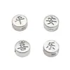 Contas de Prata 999 Ping An Mão Feliz para Pulseira 8mm Contas Soltas Material Tecido de Corda Vermelha Diy Acessórios de Prata Dura 3D