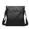 Bolso de hombro para hombre de piel de vaca de capa superior genuina, bolso de negocios casual de estilo coreano vertical moderno, bolso cruzado, mochila