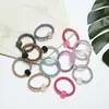 Anel de cabelo de cor simples da moda proteção ambiental corda de cabelo fofa para senhoras cocar joias requintadas atacado linha telefônica Anel de cabelo