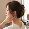 Pinza para el pelo de estrella con garra y estampado de leopardo estilo retro, dulce y fresca, para recogidos, pinza de acetato de gato y tiburón, accesorio de pelo elegante en forma de corazón