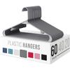 Cross-border molhado e seco cabide de plástico novo PP cabide de secagem branco 41cm com gancho cabideiro doméstico