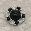 Botones Vintage de Metal con Pedrería y Perlas Estilo Francés para Abrigos de Lana de Mujer, Chaquetas de Traje, Botones para Cárdigans de Suéter de Alta Gama