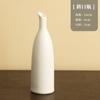 Jarrón de cerámica blanca pura Jingdezhen, florero pequeño y sencillo chino, adorno moderno para arreglos florales, decoración de escritorio para el hogar, joyería para salón de té.