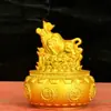 Senshe Arena Oro Zodiaco Adornos Set Completo Adornos del Zodiaco Adornos para el Hogar Cornucopia