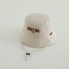 Nuevo Estilo Otoño e Invierno 2025 Sombrero de Cubeta para Bebé de 2-5 Años Letras Boston Europeas y Americanas Color Sólido Versátil Sombrero de Pescador para Niños
