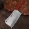 Fabricante Chuyan Venta al por mayor Cuchillo de cortar huesos con mango de madera para cocina y hogar, Cuchillo de cortar y rebanar de doble propósito, Cuchillo de rebanar, Cuchillo de cortar de doble propósito