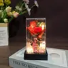 520 Flor Eterna Cobertura de Vidro Buquê de Rosas de Sabão Dia das Mães Dia dos Namorados Presente para Casal Ornamento Decorativo Criativo
