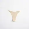 Braguitas Sexys Invisibles de Comercio Exterior, Tirantes Transparentes Finos Sin Costuras, No Aprietan, Borde Ondulado, Ropa Interior de Seda de Hielo de Cintura Baja para Fitness para Mujer
