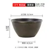 Maceta de resina con textura de madera sintética para exteriores para uso doméstico, maceta grande para planta de hoja de ficus, engrosada, resistente al sol, transpirable, viene con bandeja