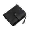Nueva Cartera Hengsheng Corta para Mujer Pequeña Cartera Cartera para Licencia de Conducir Billetera Coreana para Monedas Bolso Mini de Botón para Mujer