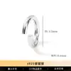 Jingde Jewelry Anillos Abiertos y Cerrados de Plata de Ley S925 Accesorios para Joyería Hechos a Mano DIY Anillo Conector para Pulsera